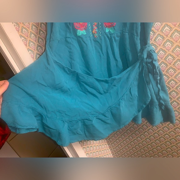 Rock & Roll Denim Embroidered Dress - Picture 2 of 7